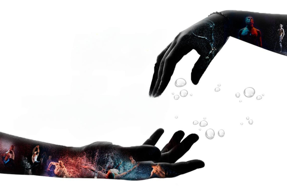 Шоу под дождем "Признание в любви"