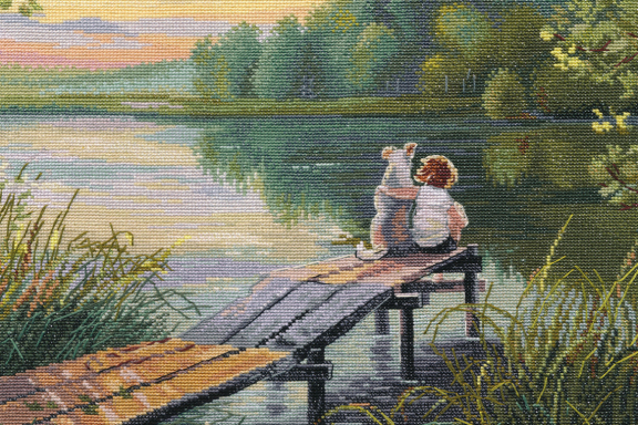 Областная выставка декоративно-прикладного творчества "Вышитая картина"