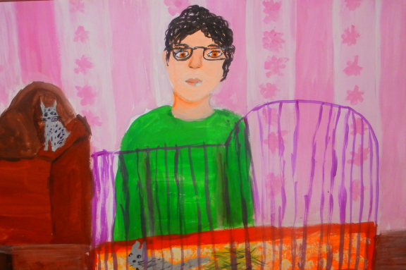 Выставка"Портрет любимой мамы"